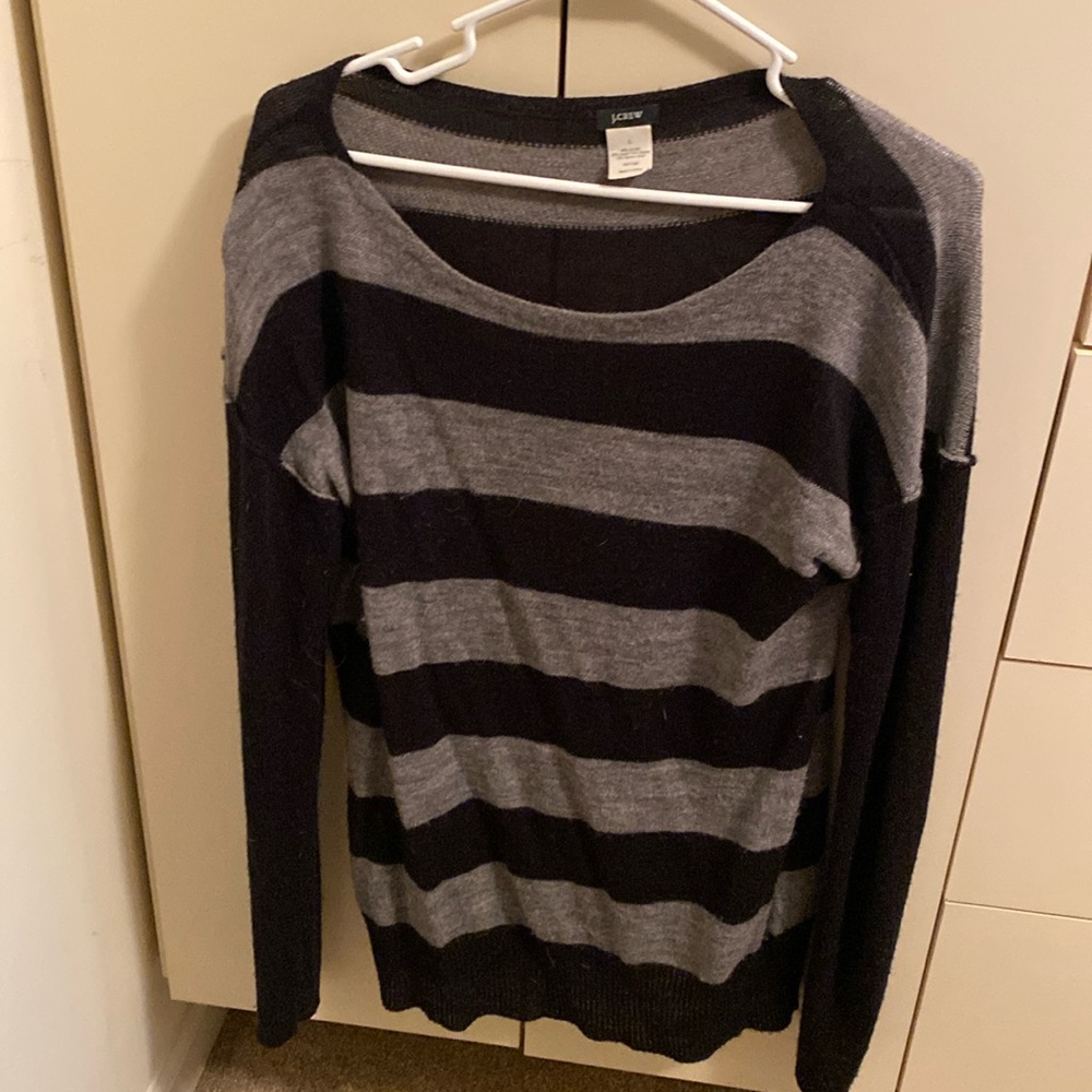 Black and grey sweater